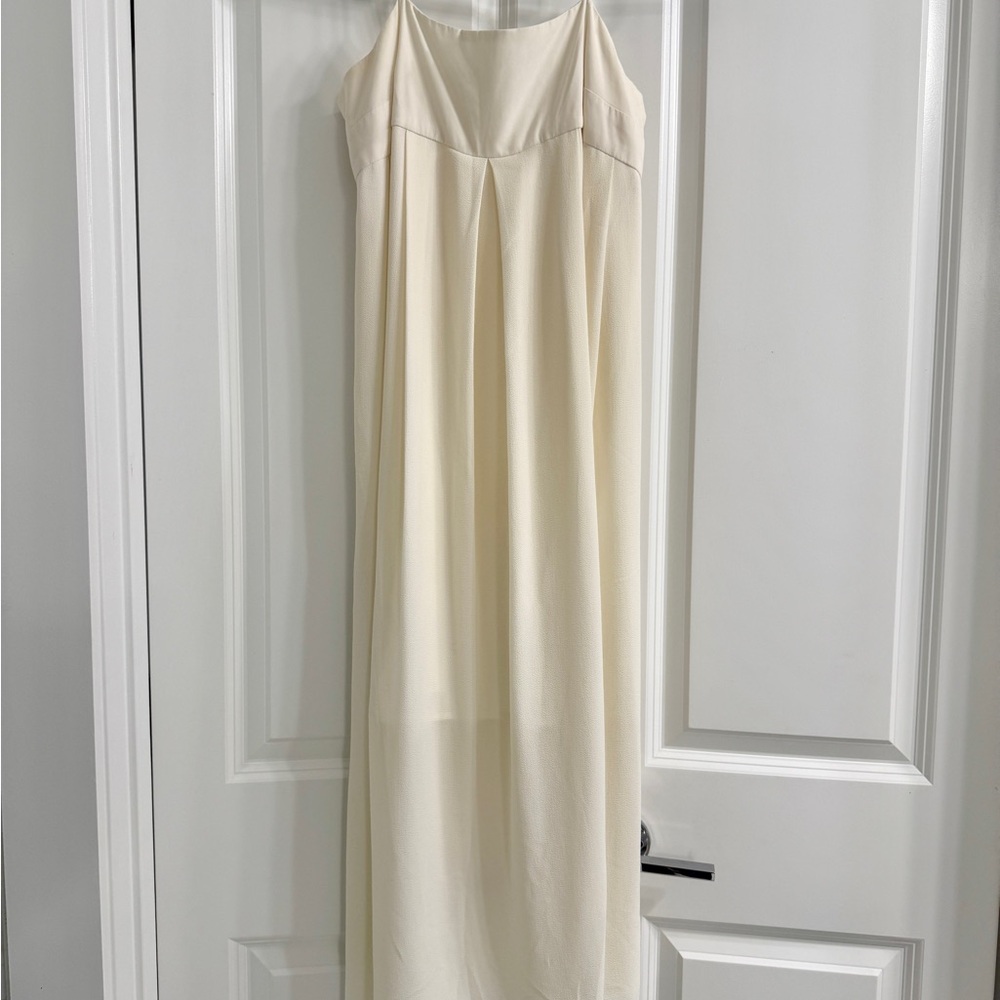 Who What Wear Cream Dress